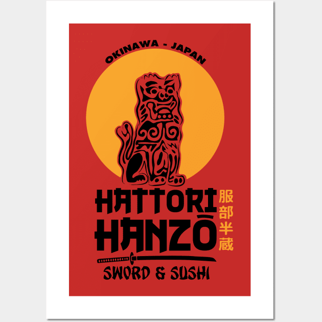 Hattori Hanzo Wall Art by Melonseta